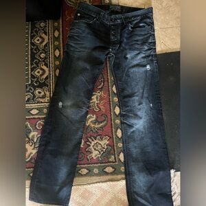 Men's Distressed Jeans